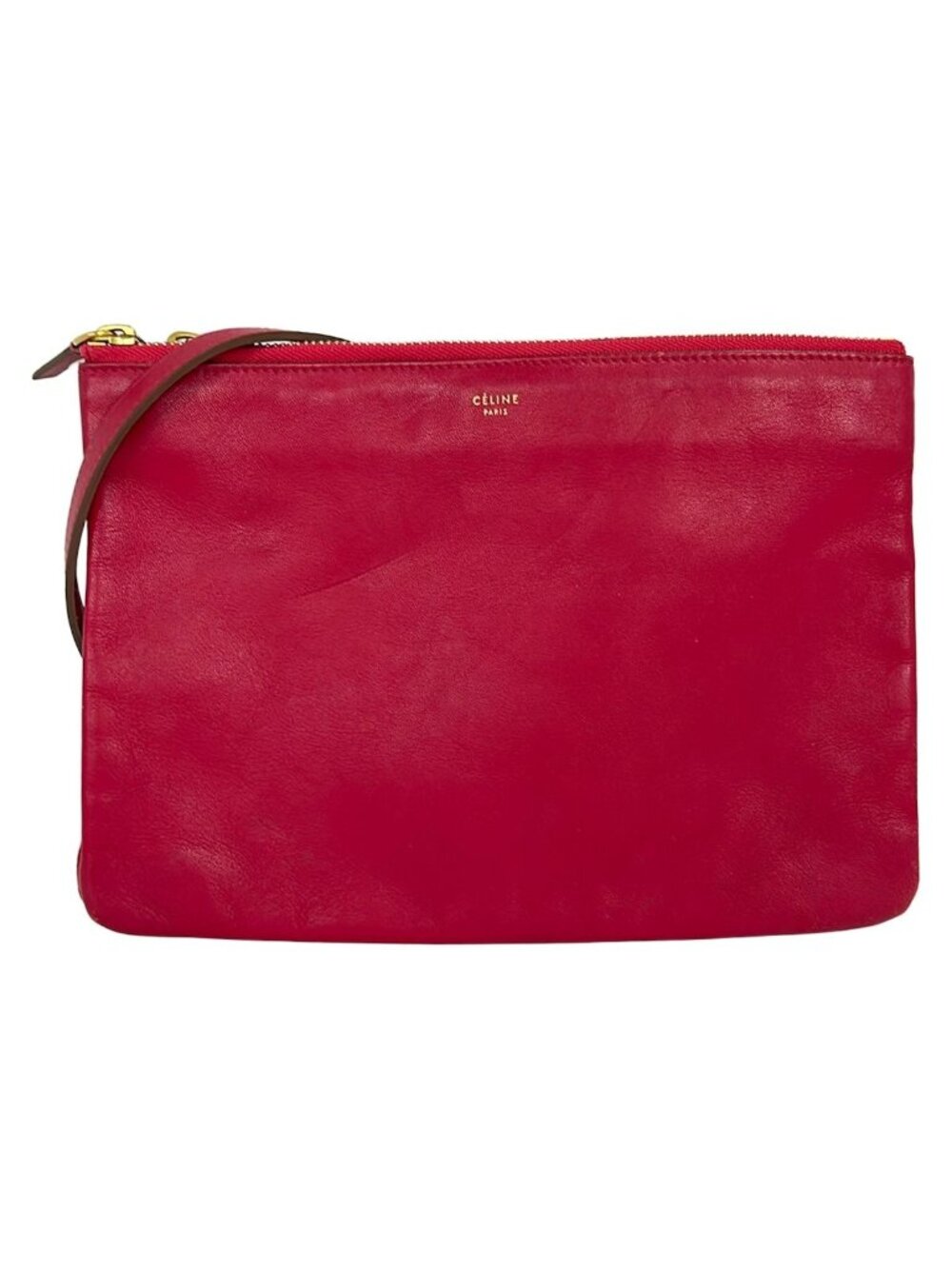 Celine Shoulder Bag Trio Large Pink Pouch